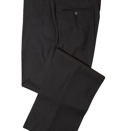 "Ethan" Black Super 150's Luxury Viscose Blend Suit Pants
