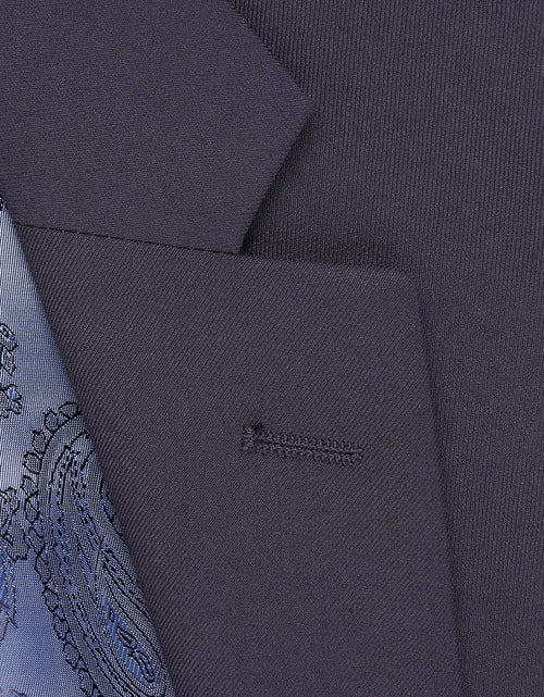 Load image into Gallery viewer, "Madison" Midnight Navy Suit Jacket Notch (Separates)
